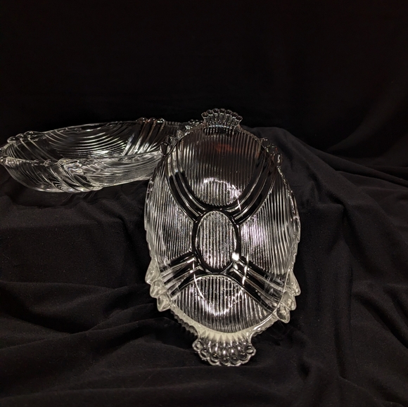 Vintage pickle dish set of 2 - Picture 5 of 9